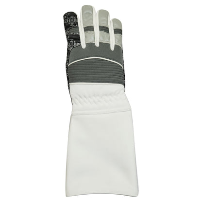 Fencing Glove High Performance Padded, Washable Amara Synthetic Leather, Real Leather for Foil, Epee & Saber, Silicoated Palm Back Neoprene Padded, 350N Cuff Protective Glove.