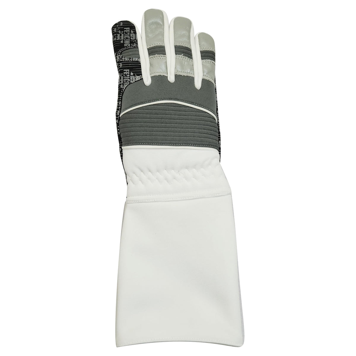 Fencing Glove High Performance Padded, Washable Amara Synthetic Leather, Real Leather for Foil, Epee & Saber, Silicoated Palm Back Neoprene Padded, 350N Cuff Protective Glove.