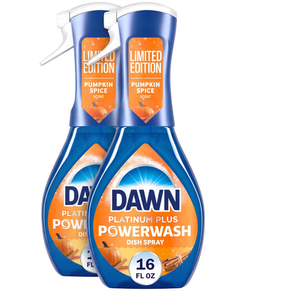 Dawn Powerwash Spray, Dish Soap, Dishwashing Liquid, Pumpkin Spice, 1 Starter Kit, 16 Fl Oz