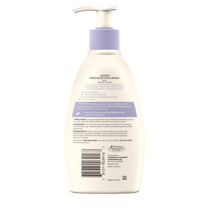 Aveeno Stress Relief Moisturizing Body Lotion, Lavender Scent, 33 fl. oz