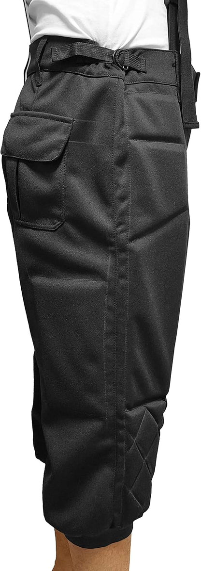 LEONARK Black 350N Hema Knickers Sparring Locust Pants Overlays for Hema Longsword Rapier Sabre Armoury