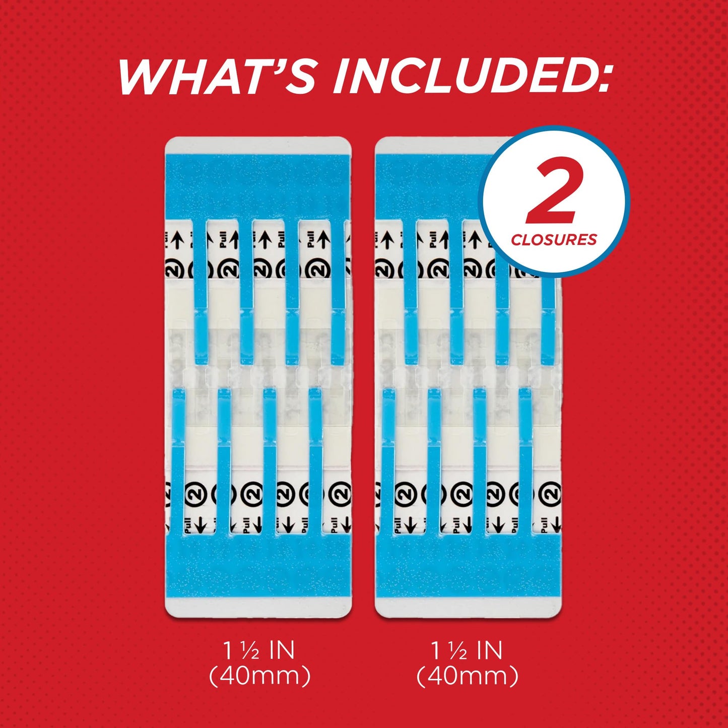 Clozex Emergency Laceration Closure Only- Close Wounds Without Stitches with This Surgical-Grade Skin Device. Available in 3 Variations for Wounds up to 1.0” or 3.5”. Life Happens, Be Ready!