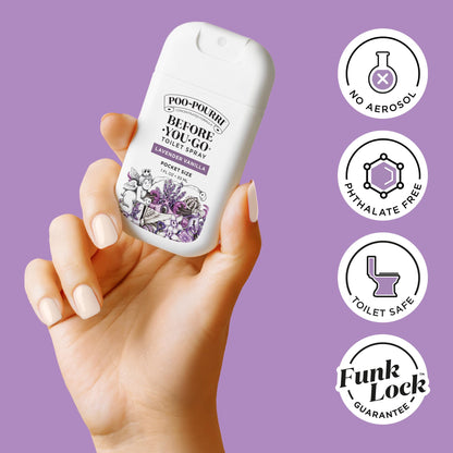 Poo-Pourri Before-You-Go Toilet Spray, Lavender Vanilla, 2 Fl Oz