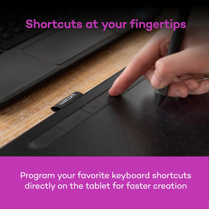 Wacom Intuos Small, Wired Graphic Drawing Tablet with Pen + Software