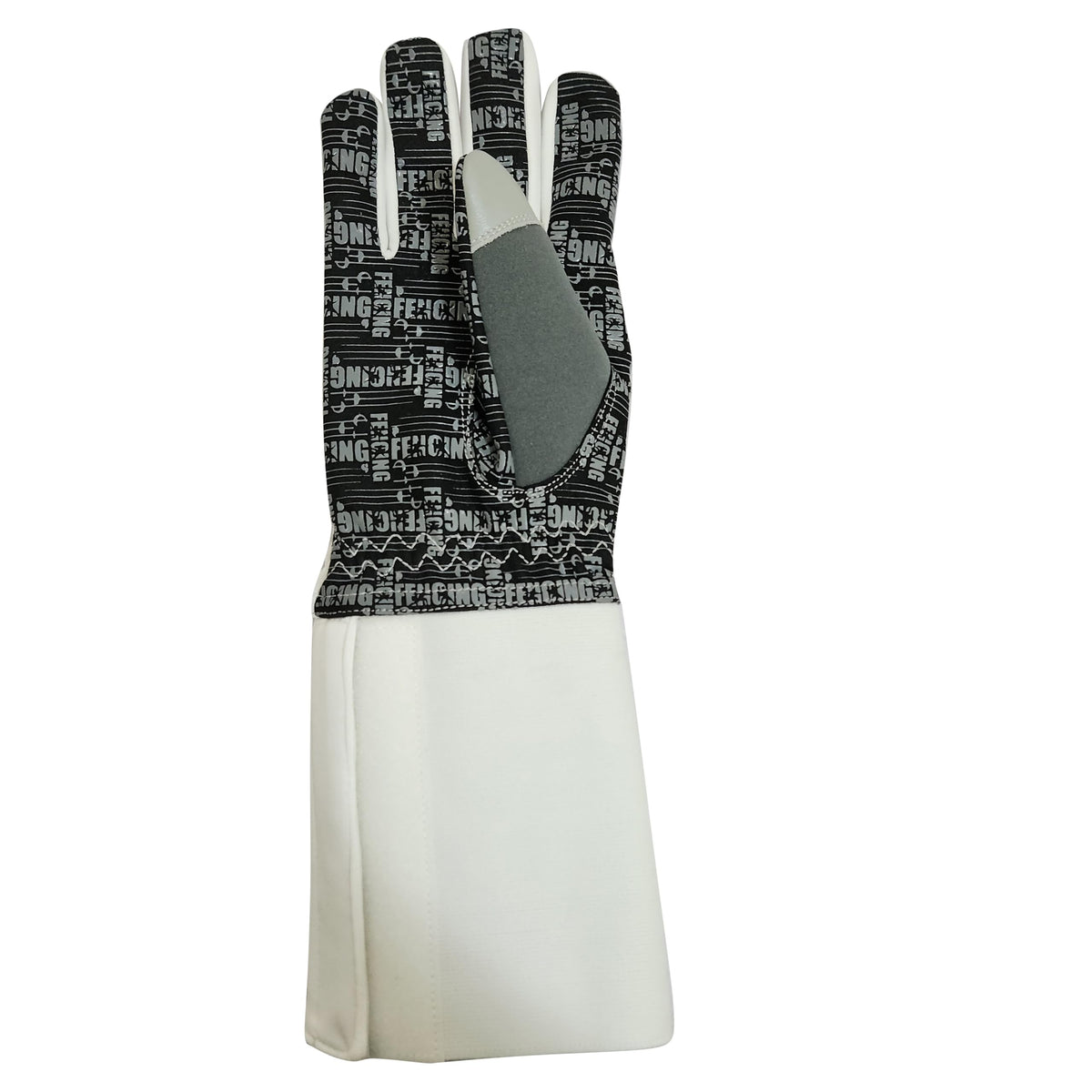 Fencing Glove High Performance Padded, Washable Amara Synthetic Leather, Real Leather for Foil, Epee & Saber, Silicoated Palm Back Neoprene Padded, 350N Cuff Protective Glove.