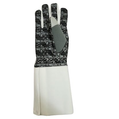 Fencing Glove High Performance Padded, Washable Amara Synthetic Leather, Real Leather for Foil, Epee & Saber, Silicoated Palm Back Neoprene Padded, 350N Cuff Protective Glove.