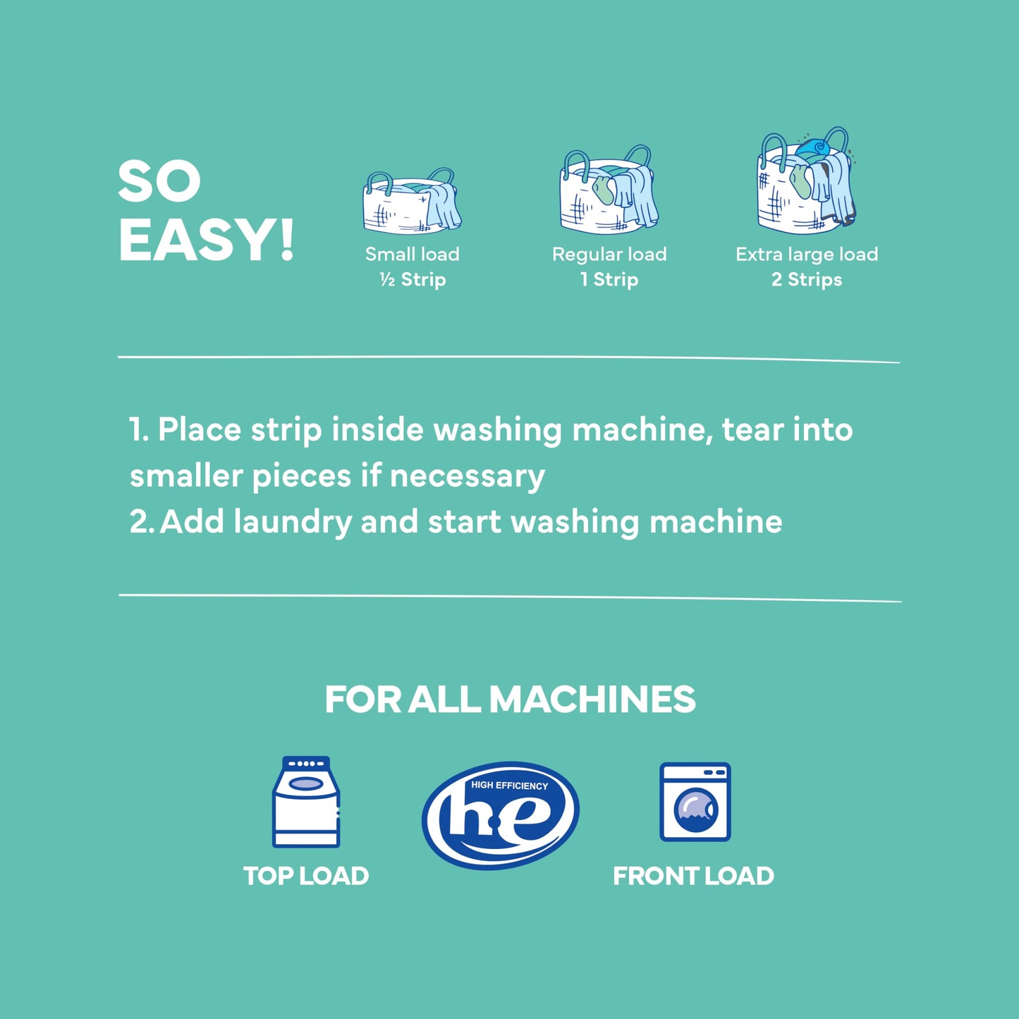 Tru Earth Compact Dry Laundry Detergent - Up to 128 Loads (64 Sheets) - Paraben-Free - Original Eco-Strip Liquidless Detergent, Travel - Fresh Linen | Packaging May Vary