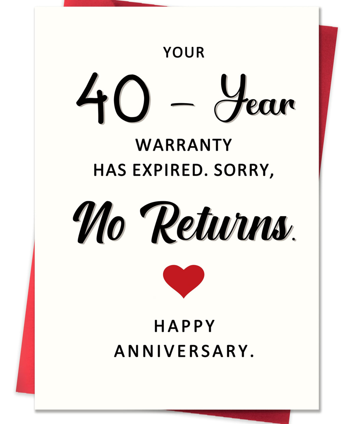Funny 1st Anniversary Card, Anniversary Card Gifts for Men Women