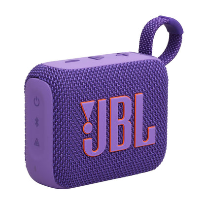 JBL Go 4 - Ultra-Portable, Waterproof and Dustproof Bluetooth Speaker, Big Pro Sound with Punchy bass, 7-Hour Built-in Battery, Made in Part with Recycled Materials (Blue)