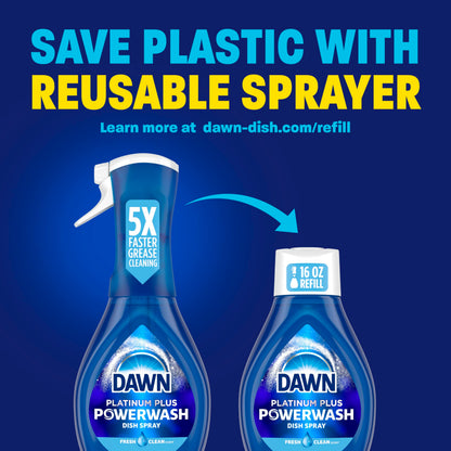 Dawn Powerwash Spray, Dish Soap, Dishwashing Liquid, Pumpkin Spice, 1 Starter Kit, 16 Fl Oz