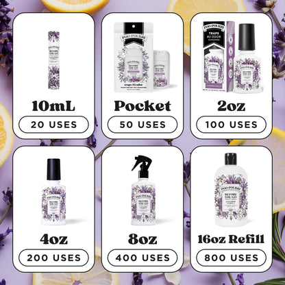 Poo-Pourri Before-You-Go Toilet Spray, Lavender Vanilla, 2 Fl Oz
