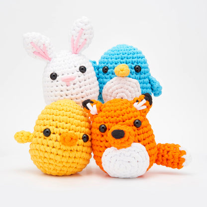 The Woobles Crochet Kit for Beginners - Easy Arts and Crafts Knitting & Crochet Animals Kit As Seen On Shark Tank - Pierre The Penguin