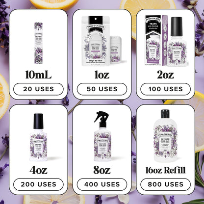 Poo-Pourri Before-You-Go Toilet Spray, Lavender Vanilla, 2 Fl Oz
