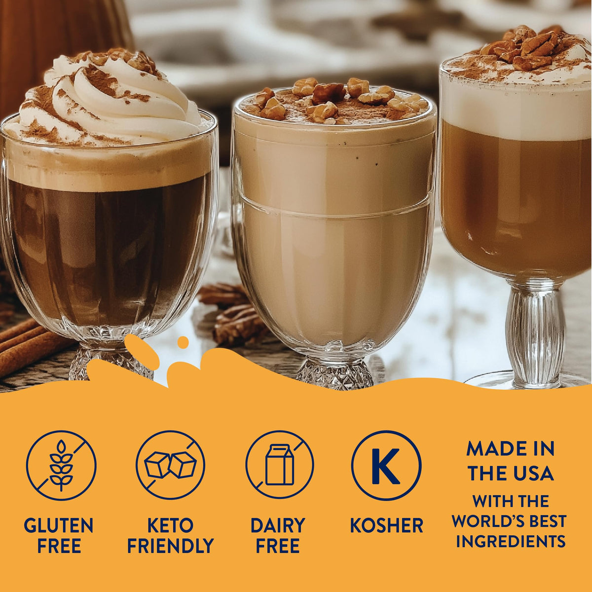 Jordan's Skinny Mixes Pumpkin Caramel Coffee Syrup, 25.4 fl oz