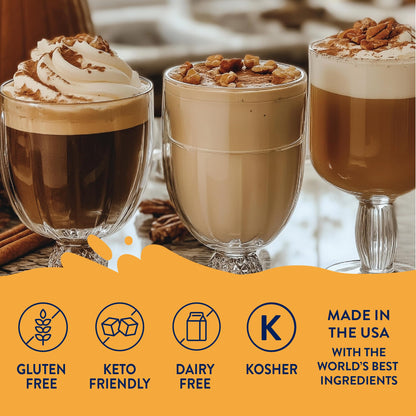Jordan's Skinny Mixes Pumpkin Caramel Coffee Syrup, 25.4 fl oz