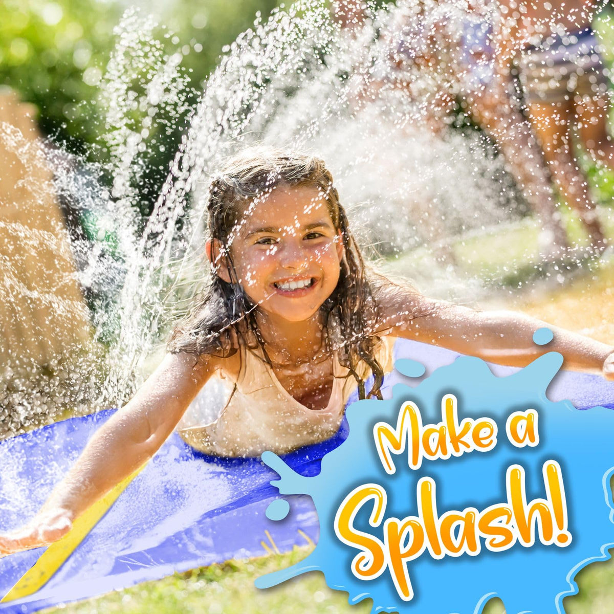 stargo 18 x 5 ft - Slip and Slide, Water Slides for Kids - Backyard waterslide for Kids, Outdoor Fun Summer Water Toys, Water Activities for Kid and Adults for Backyard Fun, Ages 4-8, 5, 6, 7, 8-12 +