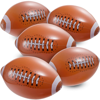 12-Pack Inflatable Soccer Balls 16-inch, Soccer Party Beach Balls Bulk