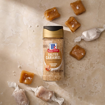 McCormick Finishing Sugar, Pumpkin Spice, Limited Edition, Sweet Blend of Warm Pumpkin Spices, The Perfect Finish for Cookies, Muffins, Pancakes, Bread, and More, 3.66 oz