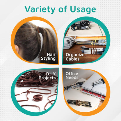 PlasticMill Rubber Bands - #33 Size - Red Rubberbands - 1LB/500 Count