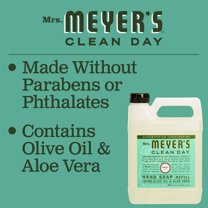 Mrs. Meyer's Clean Day, Hand Soap Refill, Lavender Scent, 33 Fl Oz