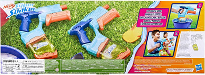 Nerf Super Soaker Dunk-Fill 2-Pack, 2 Water Blasters, Easy Instant Fill Tanks, Just Dunk & Go, 10.1 Fluid Ounce Tanks, Water Toys, Ages 6+