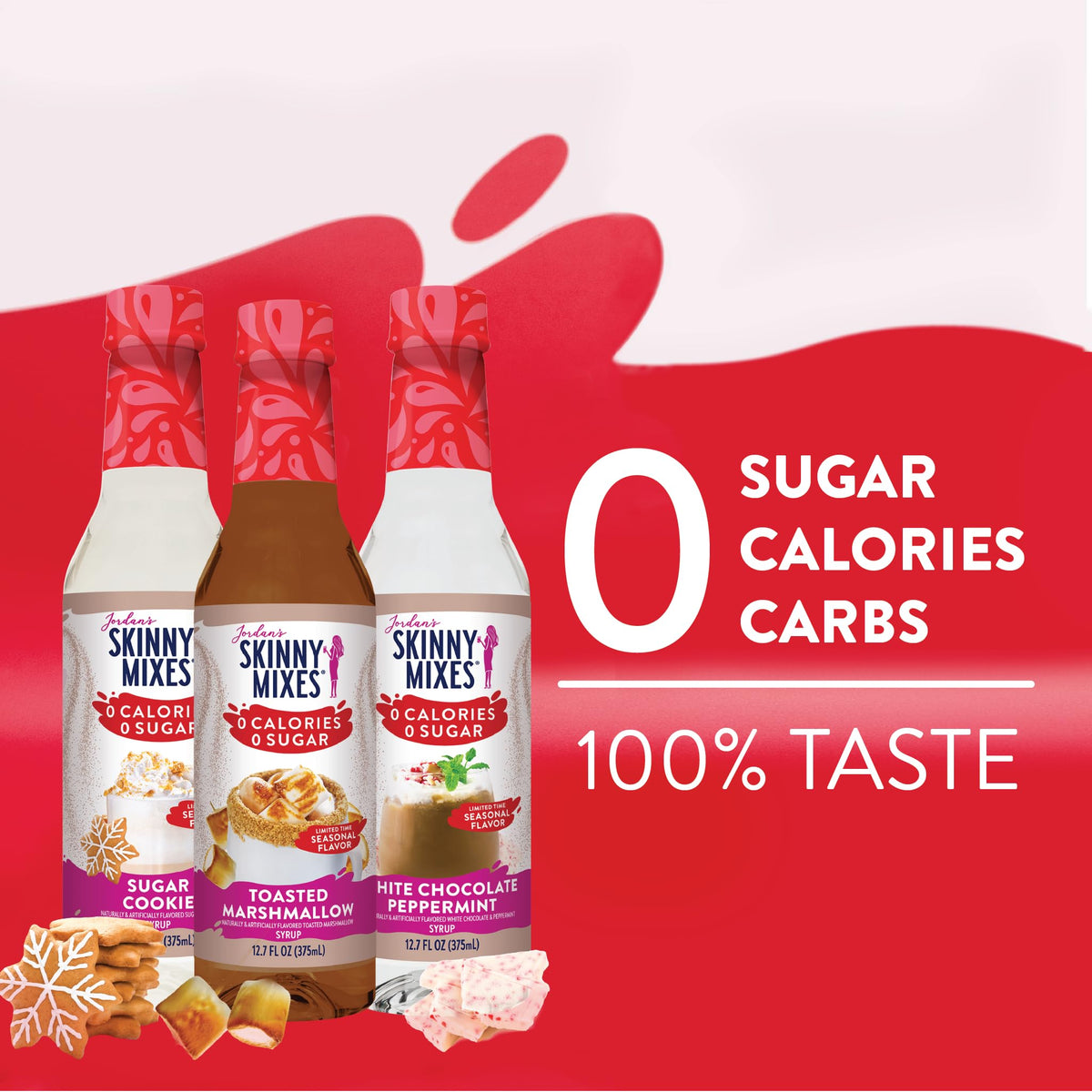 Jordan's Skinny Mixes Pumpkin Caramel Coffee Syrup, 25.4 fl oz