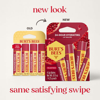 Burt's Bees 100% Natural Moisturizing Lip Balm (Original Beeswax)