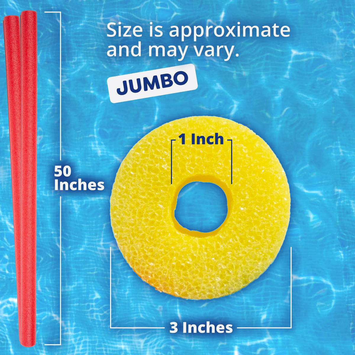 In The Swim Pool Noodles – Soft Large Foam Noodles