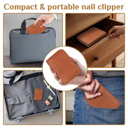 Manicure Set Professional Nail Clipper Kit-26 Pieces Stainless Steel Manicure Kit,Nail Care Tools with Luxurious Travel Case