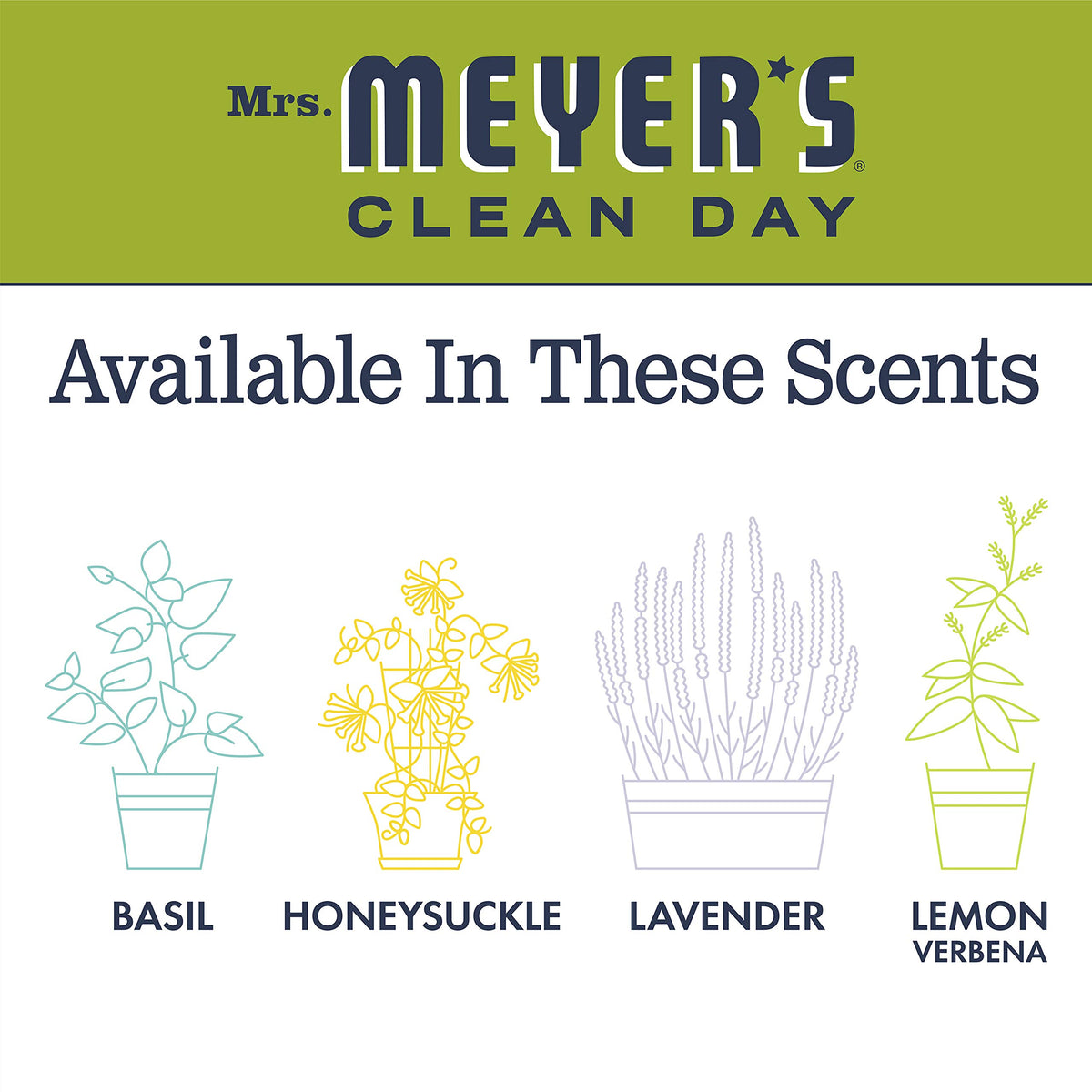 Mrs. Meyer's Clean Day, Hand Soap Refill, Lavender Scent, 33 Fl Oz