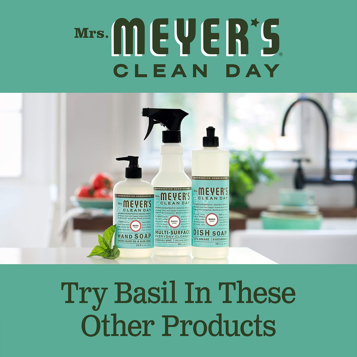 Mrs. Meyer's Clean Day, Hand Soap Refill, Lavender Scent, 33 Fl Oz