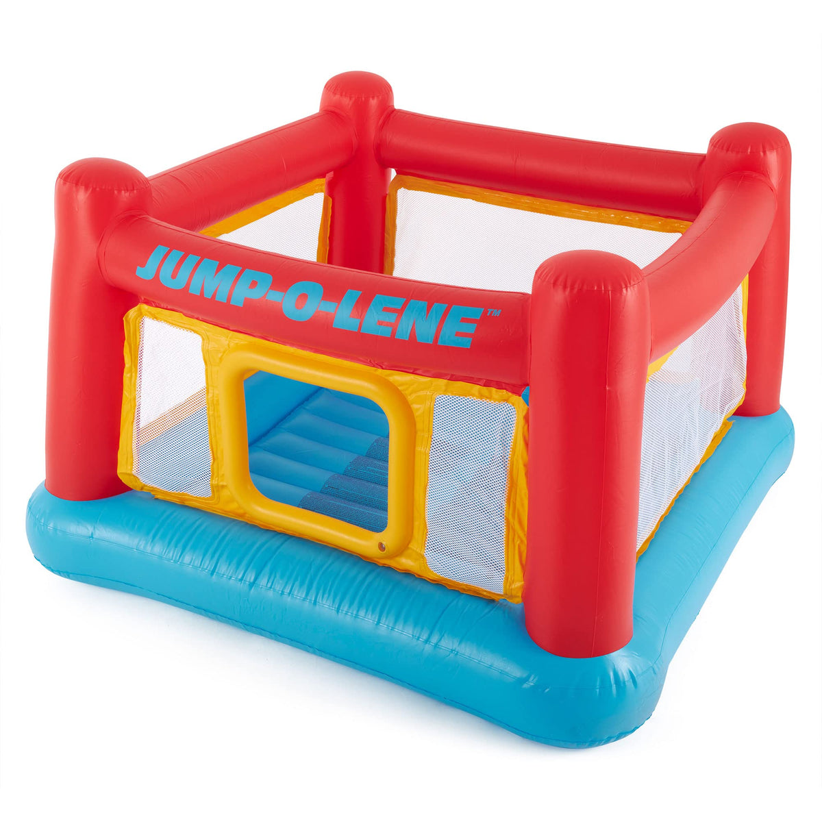 INTEX Jump-O-Lene Inflatable Trampoline Bounce House for Kids Ages 3-6