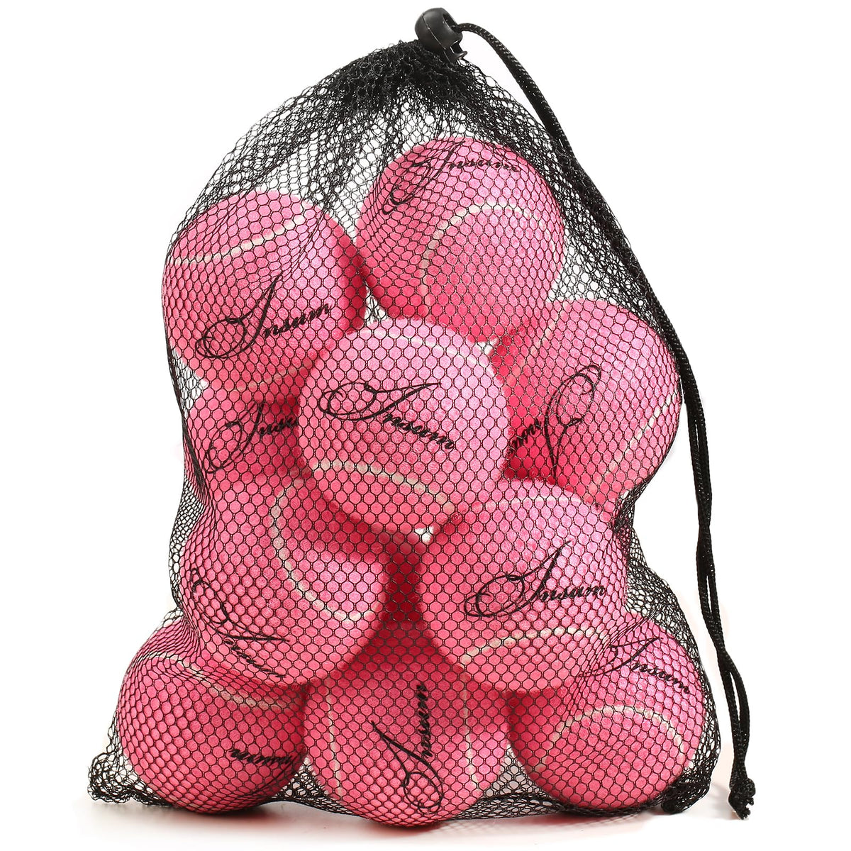 INSUM Tennis Balls, Extra Duty Practice Tennis Balls with Mesh Bag