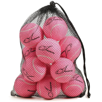 INSUM Tennis Balls, Extra Duty Practice Tennis Balls with Mesh Bag