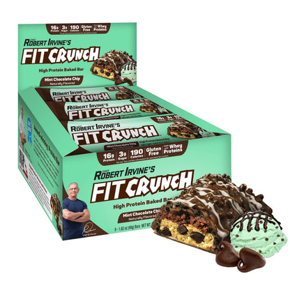 FITCRUNCH Snack Size Protein Bars, 6-Layer Baked Bar, 3g of Sugar, Gluten Free & Soft Cake Core (9 Count, Flavor Lovers)
