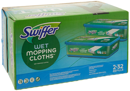 Swiffer Sweeper Wet Mopping Cloth Multi Surface Refills, Mops for Floor Cleaning, Febreze Lavender Scent, 36 Count