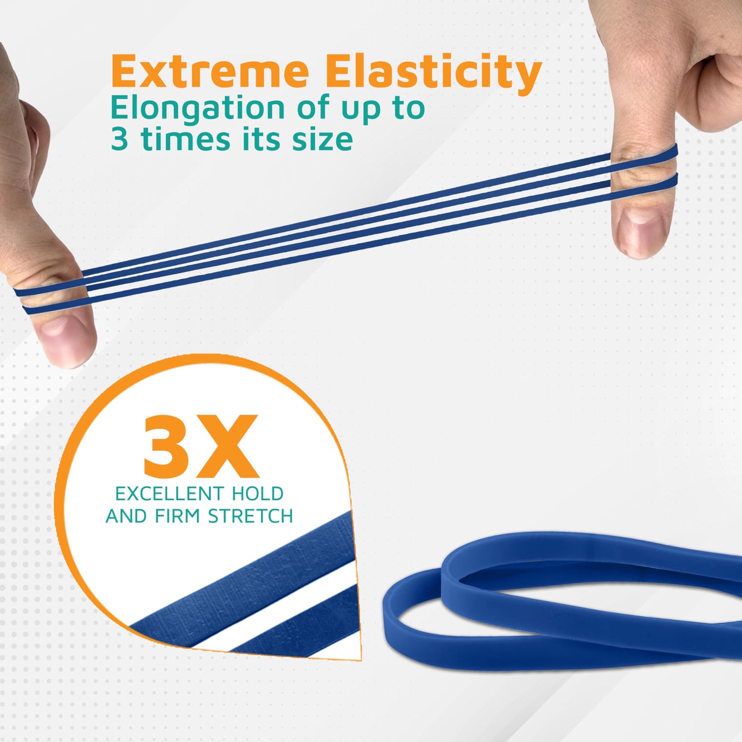 PlasticMill Rubber Bands - #33 Size - Red Rubberbands - 1LB/500 Count