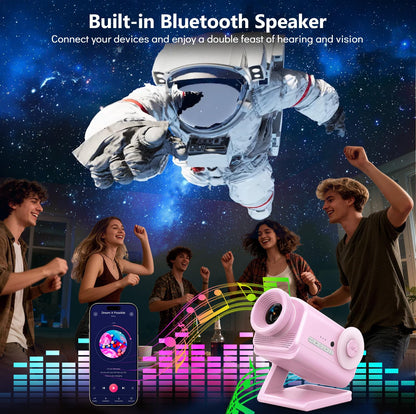 Rossetta 3D Projector with 60 Scenes, Galaxy Star Projector for Room Decor