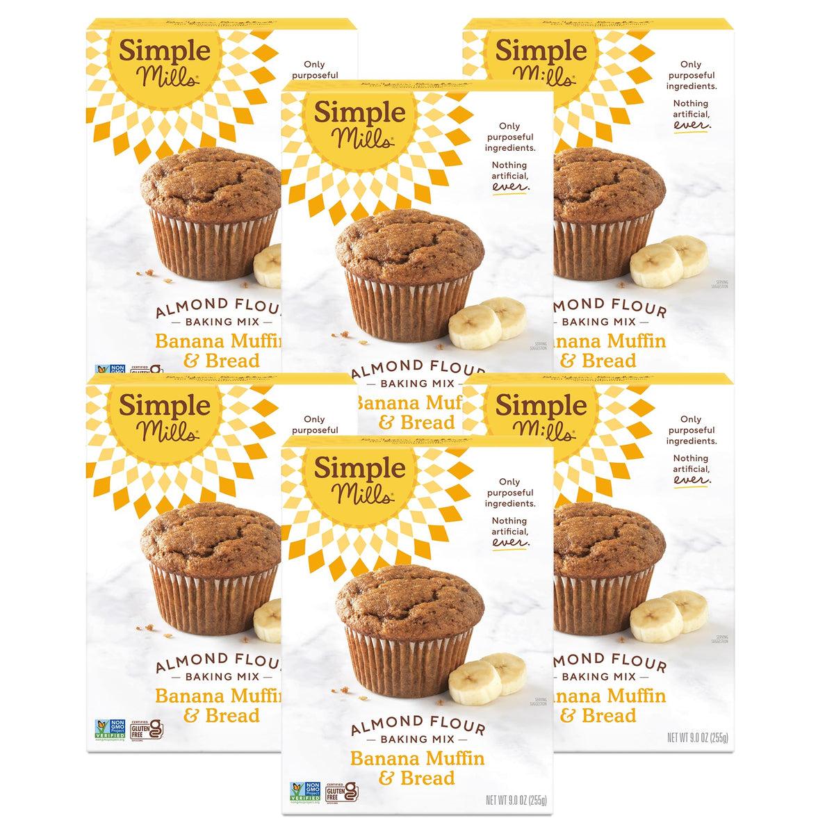 Simple Mills Almond Flour Pumpkin Muffin and Bread Mix, 1pk, 9 oz