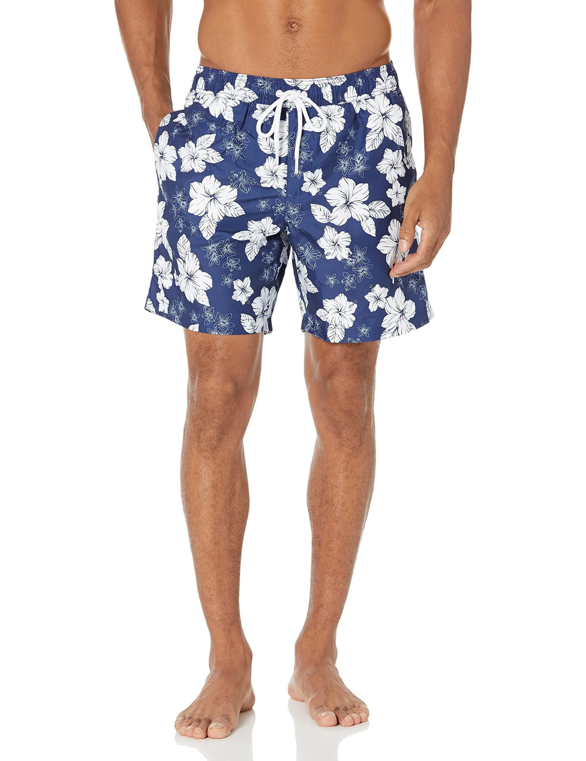 Amazon Essentials Men's 7" or 5" Quick-Dry Swim Trunk, Lightweight Breathable