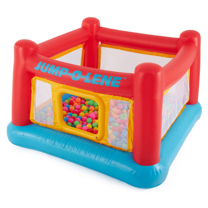 INTEX Jump-O-Lene Inflatable Trampoline Bounce House for Kids Ages 3-6