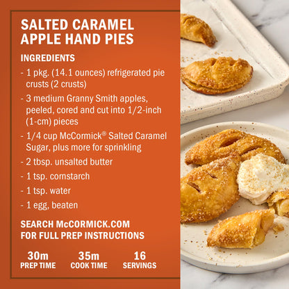 McCormick Finishing Sugar, Pumpkin Spice, Limited Edition, Sweet Blend of Warm Pumpkin Spices, The Perfect Finish for Cookies, Muffins, Pancakes, Bread, and More, 3.66 oz