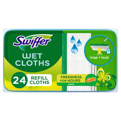 Swiffer Sweeper Wet Mopping Cloth Multi Surface Refills, Mops for Floor Cleaning, Febreze Lavender Scent, 36 Count