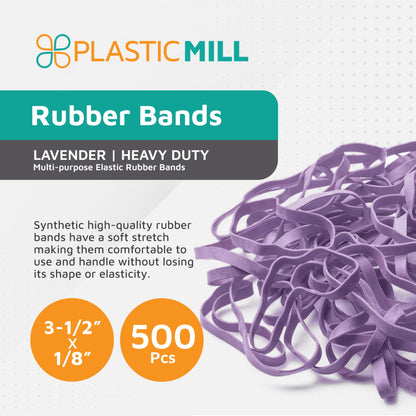 PlasticMill Rubber Bands - #33 Size - Red Rubberbands - 1LB/500 Count