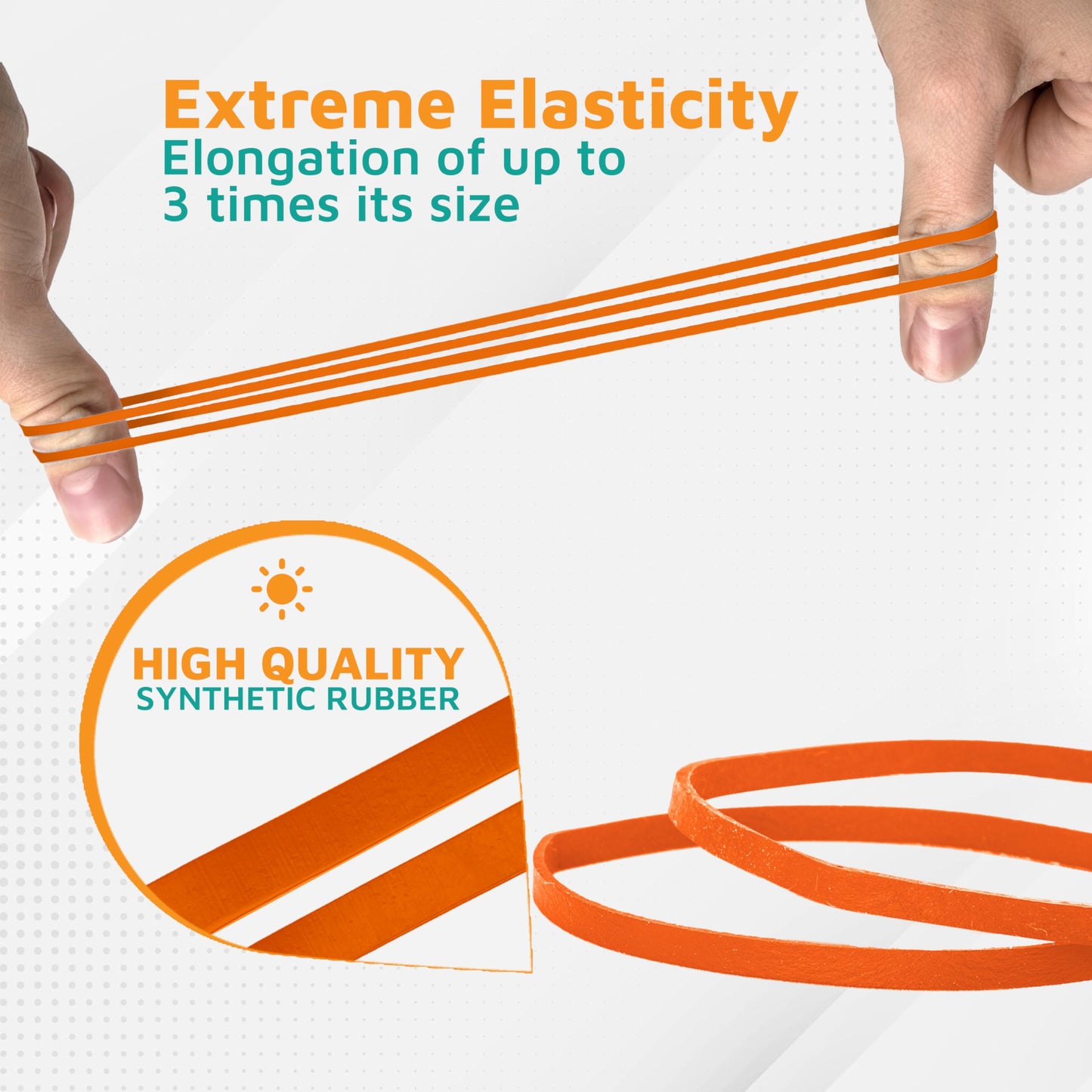 PlasticMill Rubber Bands - #33 Size - Red Rubberbands - 1LB/500 Count