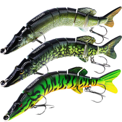 TRUSCEND Easy Catch Swimmax, Magic Noisy Turbulent Wiggling and Vibrating Action for More Bites, Lifelike Fishing Lures for All Species, Swimbait for Relax Family Fishing, Must-Have for Lovely Anglers