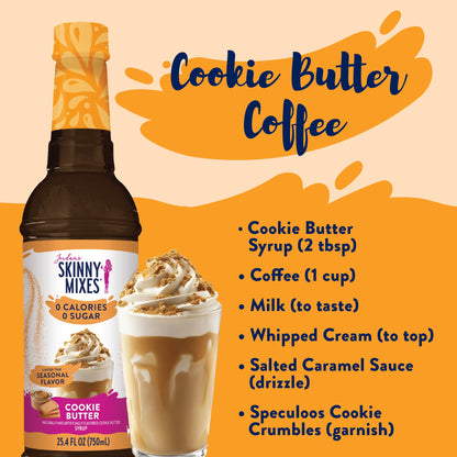 Jordan's Skinny Mixes Pumpkin Caramel Coffee Syrup, 25.4 fl oz