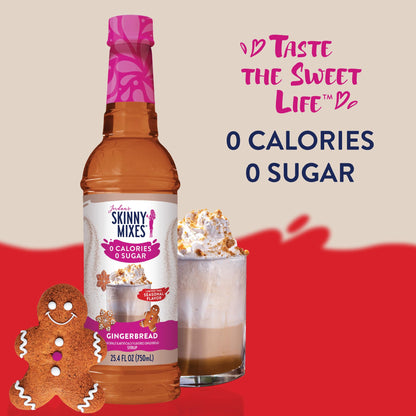 Jordan's Skinny Mixes Pumpkin Caramel Coffee Syrup, 25.4 fl oz