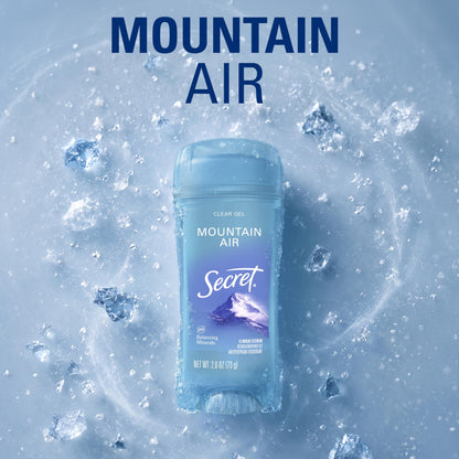 Secret Fresh Antiperspirant Deodorant for Women, 72hr Breathable Sweat & Odor Protection, Instant Freshness & Gentle, PH Balancing Minerals, Clear Gel, Relaxing Lavender Scent, 2.6 oz