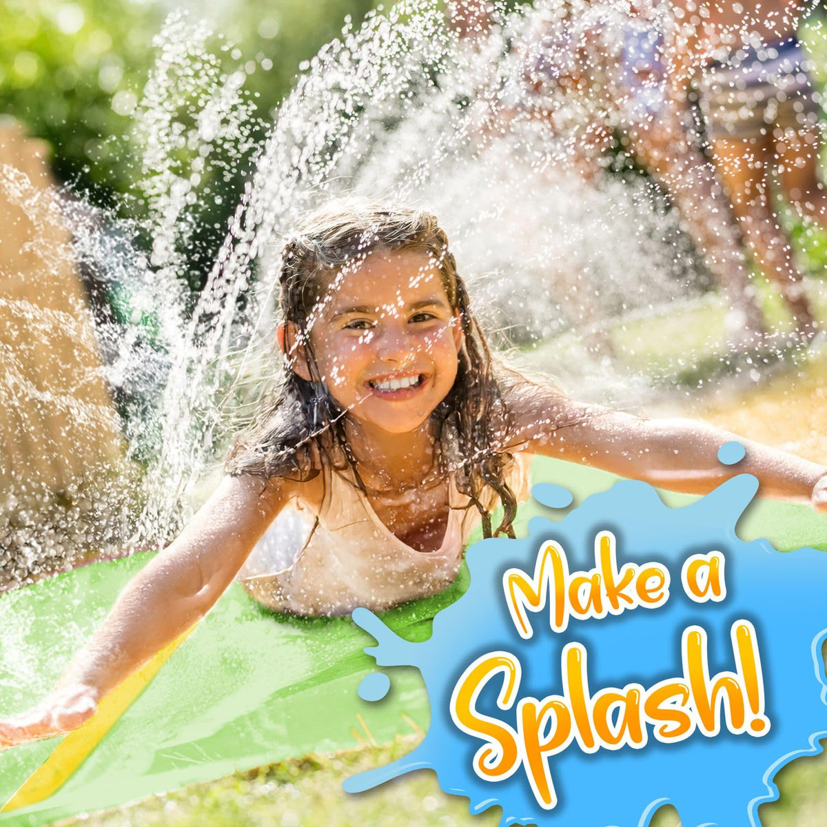 stargo 18 x 5 ft - Slip and Slide, Water Slides for Kids - Backyard waterslide for Kids, Outdoor Fun Summer Water Toys, Water Activities for Kid and Adults for Backyard Fun, Ages 4-8, 5, 6, 7, 8-12 +